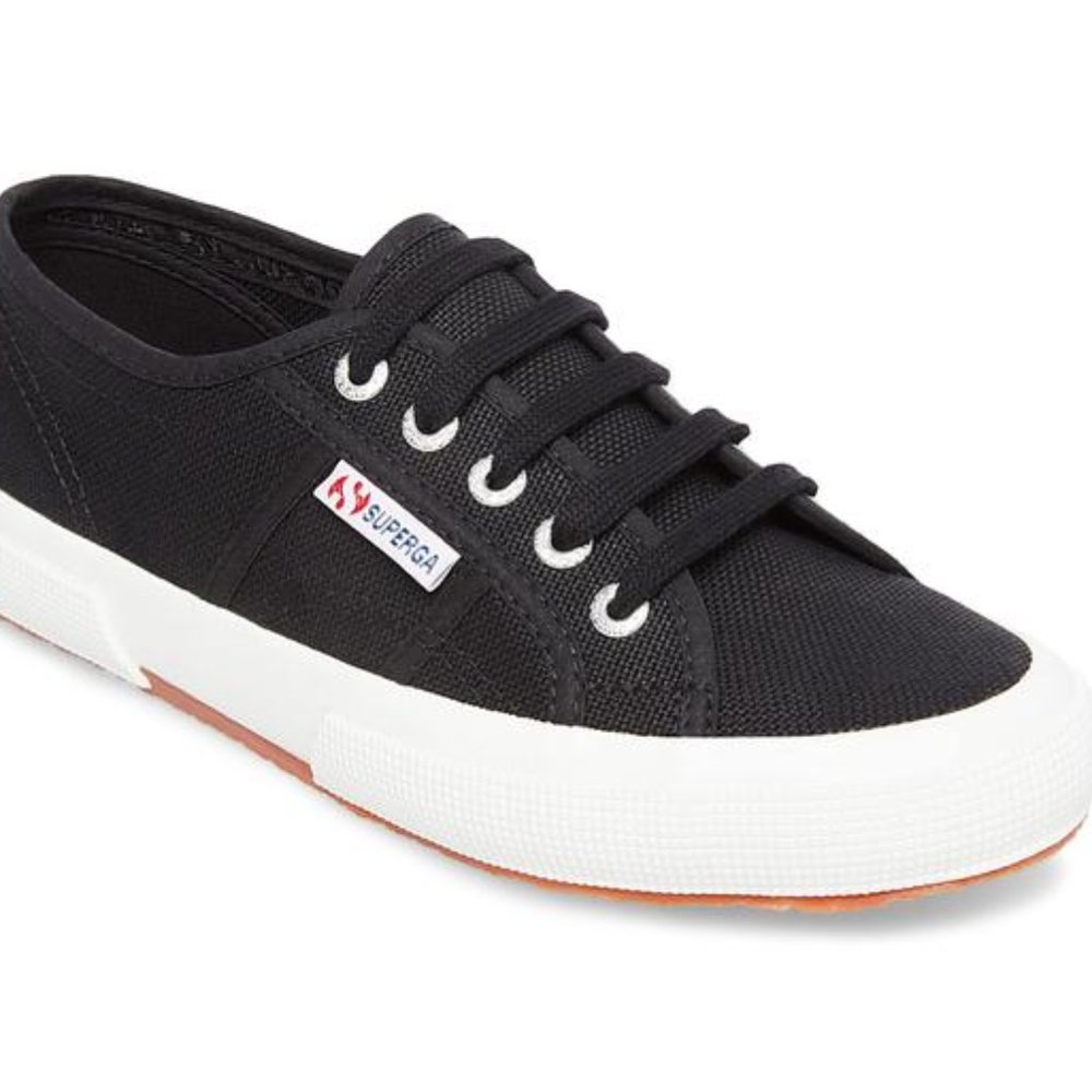 SUPERGA Cotu Classic Black & White Women's Sneaker